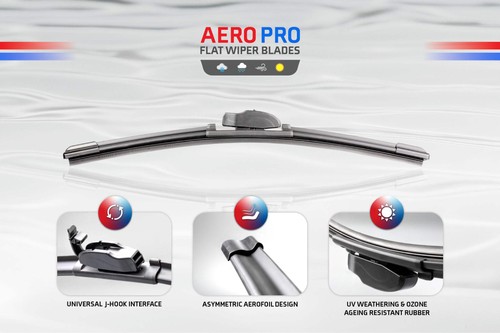 AERO PRO Wiper Blades Front Pair 24" & 19" for LEXUS GS300 GS430 GS450H 2005-11 - Picture 2 of 3
