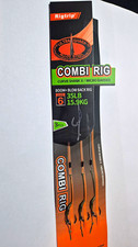 Rigtrip Combi Rig Size 6 Micro Barbed Carp Coarse Rig Green/Black, Pack of 3