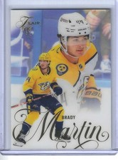 2025-26 UD FLAIR HOCKEY #195 BRADY MARTIN RC NASHVILLE PREDATORS