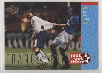 1997 Upper Deck England Just Get There Alan Shearer David Beckham Italy #42 06zs