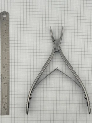 AESCULAP FO409R LUER-FRIEDMANN Hohlmeisselzange Rongeur Maul:11,5x2,7mm 145mm - Bild 1 von 4