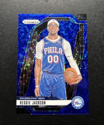 2024 Panini Prizm Reggie Jackson Fast Break Blue 51/150 #162