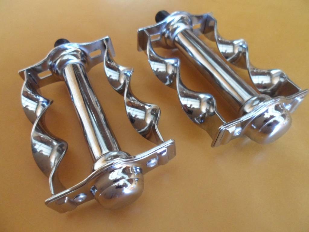 Chrome Pedals 1/2" Cruiser Bike 20"-26"