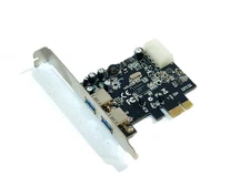StarTech Dual-Port PCIe SuperSpeed USB 3.0 UASP Card Adapter P/N: PI40200-2X2D