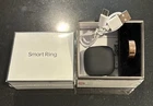 2X Smart Rings Health Tracker with Charging Cases size 9 rose gold & black New