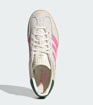Size 7 - adidas Gazelle Indoor Off White Lucid Pink W for sale
