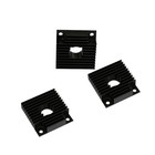 3Pcs Heat Sink Aluminum Heatsink Radiator Cooler Kit for MK7/ (Black)