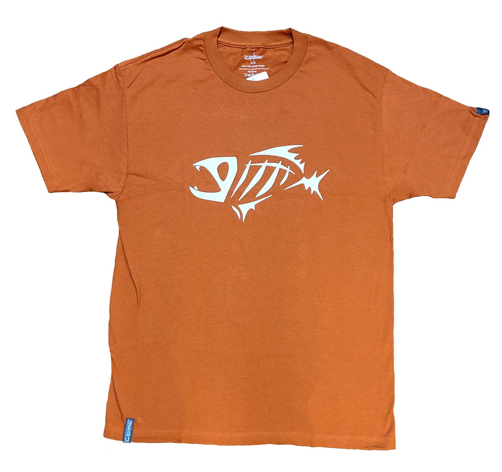 New G Loomis Corpo Fishing Mens T-Shirt Burnt Orange - Large 4090₽