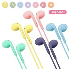 Headphones Wired Earphone White Headphones Earbuds 3.5mm Jack for Android iOS US