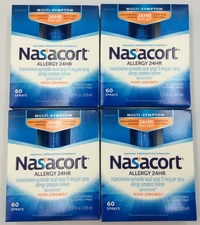 Nasacort ALLERGY Multi-sympton 24HR Nasal Spray Non-Drowsy 4 X 60 sprays, 2027