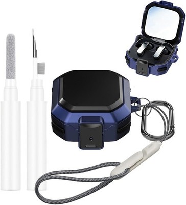 [4 in 1] Lock Case with Cleaning Pen Kit for Samsung Galaxy Buds 4/Buds 4 Pro