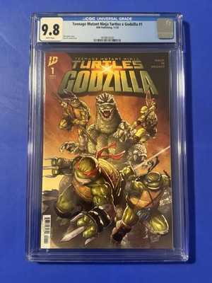 Teenage Mutant Ninja Turtles x Godzilla 1 CGC 9.8 Main 1st Print TMNT Comic 2025