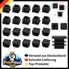 Quadratstopfen 20mm Kunststoff f&uuml;r M&ouml;bel Schrank Tisch 20 St&uuml;ck