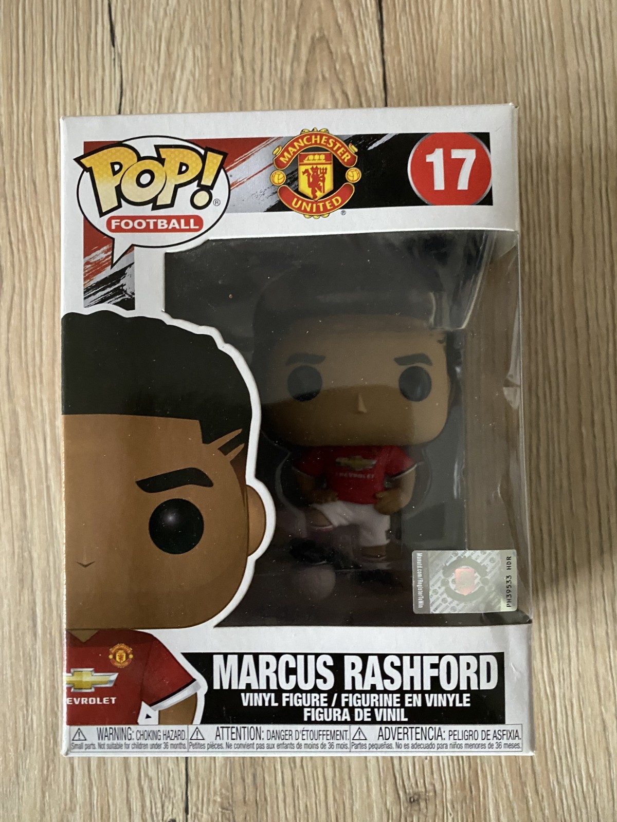 Figura Vinilo Funko Pop Manchester United #17 Marcus Rashford
