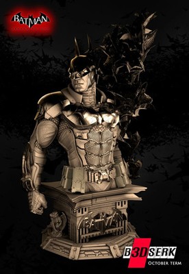 Batman Arkham Büste 1:4 3D gedruckt 16K unbemalt Resin Modellbausatz