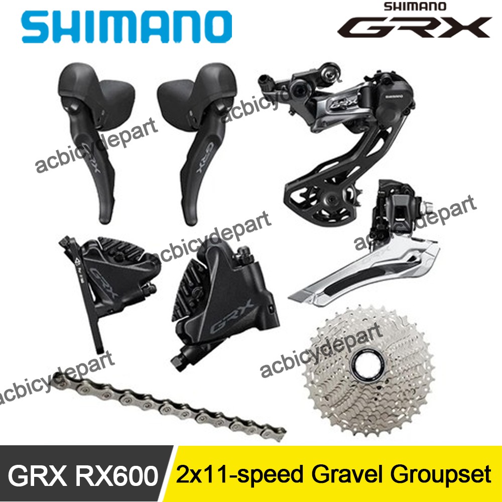 GRX 1×11 ST-RX600/BR-RX400/RD-GX810 SHIMANO GRX RX600 RX810 2x11-speed Hydraulic Disc Brake Groupset
