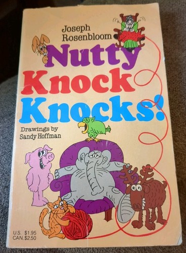 Vintage 1986 Paperback Book Nutty Knock Knocks! Jokes For Kids Joseph ...