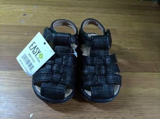 Easy USA Toddler Black Closed-Toe Sandals Size 5