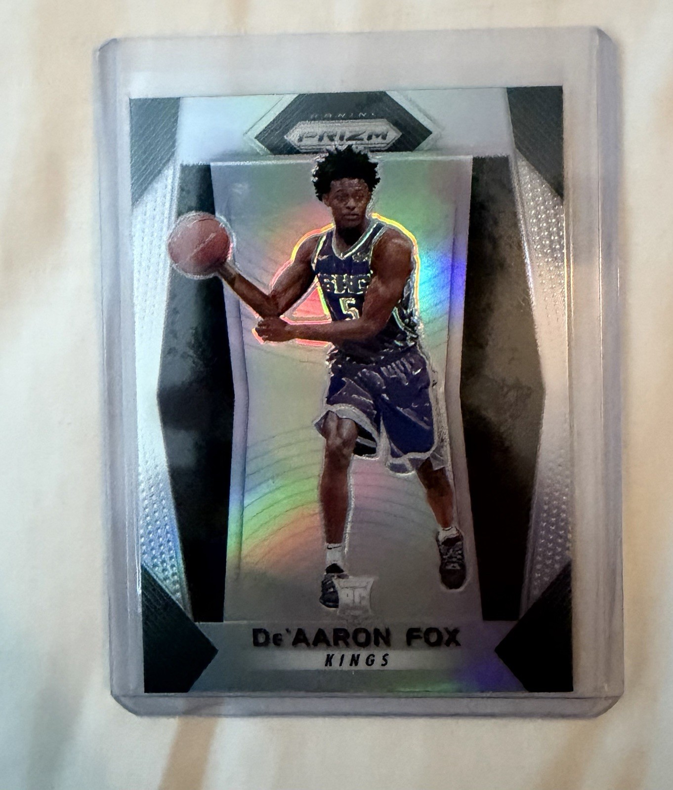 2017-18 Prizm De Aaron Fox RC Prizms Silver Rookie #24 Kings