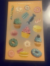 Scratch N Sniff Sweets Blueberry Scent Sticker Sheet