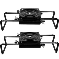Boat Seat Swivel Base Mount,Boat Pedestal Mount Clamp on with Black