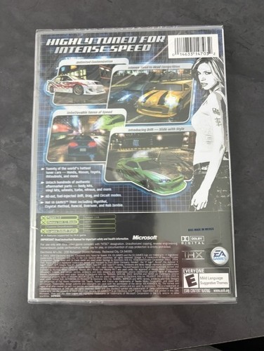 NEW:  Need for Speed: Underground (Microsoft Xbox, 2003) FACTORY SEALED - Picture 2 of 6