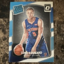 Panini Donruss Optic Luke Kennard Detroit Pistons #189 Rated Rookie NBA Card