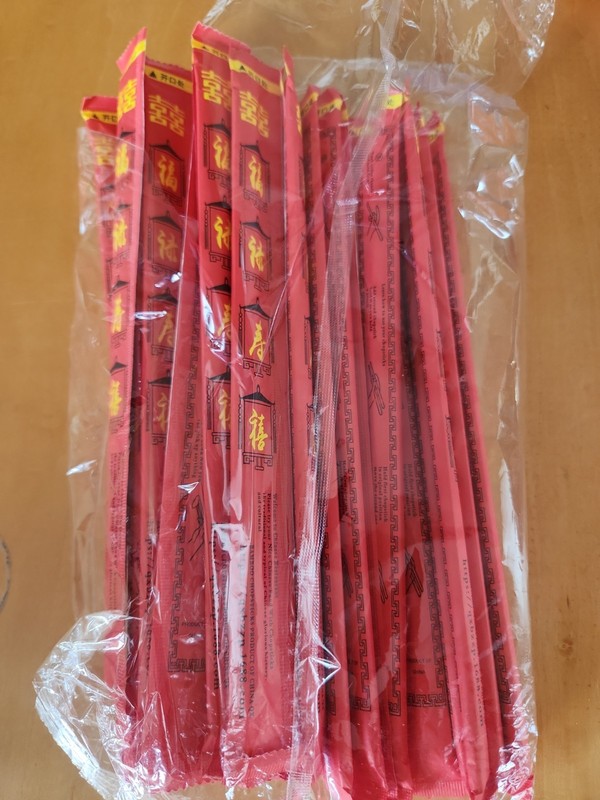 Disposable Bamboo Chopsticks 40-Pair Pack