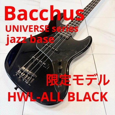  Bacchus HWL-ALL BLACK Jazz bass all black Safe packing!