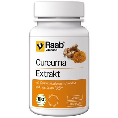 Raab BIO Curcuma forte 90 Kapseln à 500 mg (332,22 EUR/kg)