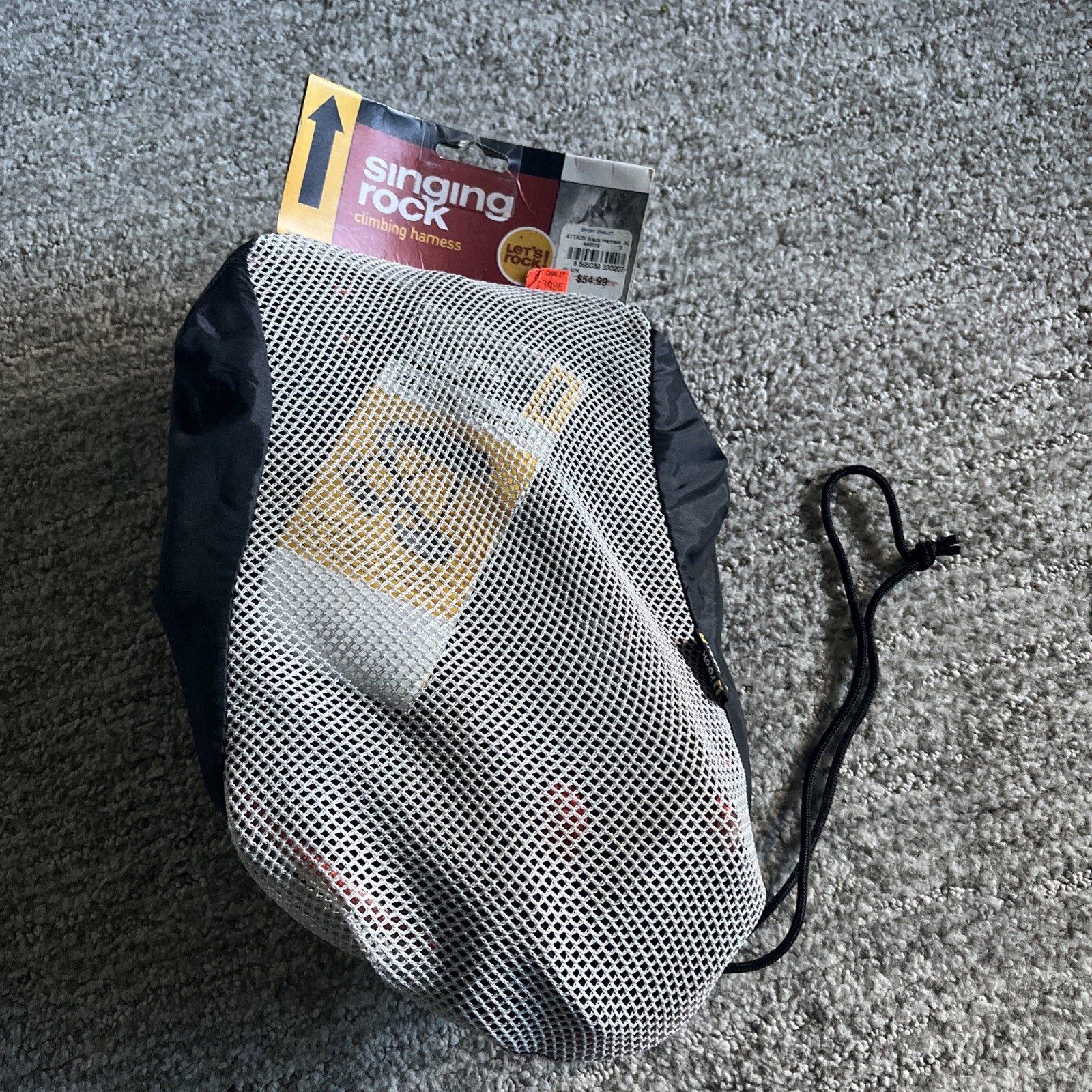 Arnés de escalada SINGING ROCK talla XL nuevo con etiquetas