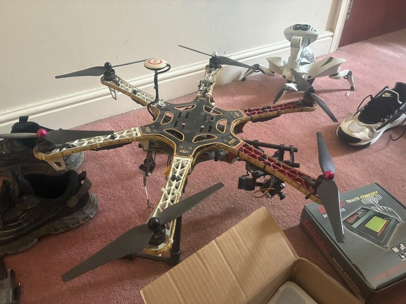 DJI F550 Flame Wheel Hexacopter Drone Kit Custom Build with Extras