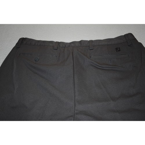Footjoy Golf Pants Men Size 38 x 30 Gray Performance Polyester Spandex Stretch - Picture 5 of 7