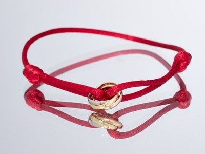 Cartier Trinity Kordel Armband 18K Gelb Rose & Weißgold Papier UVP 930£