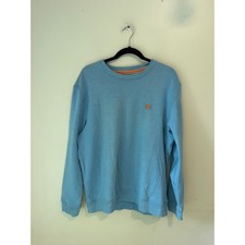 IZOD Advantage Performance Stretch Mens Blue Crewneck Sweatshirt Large L