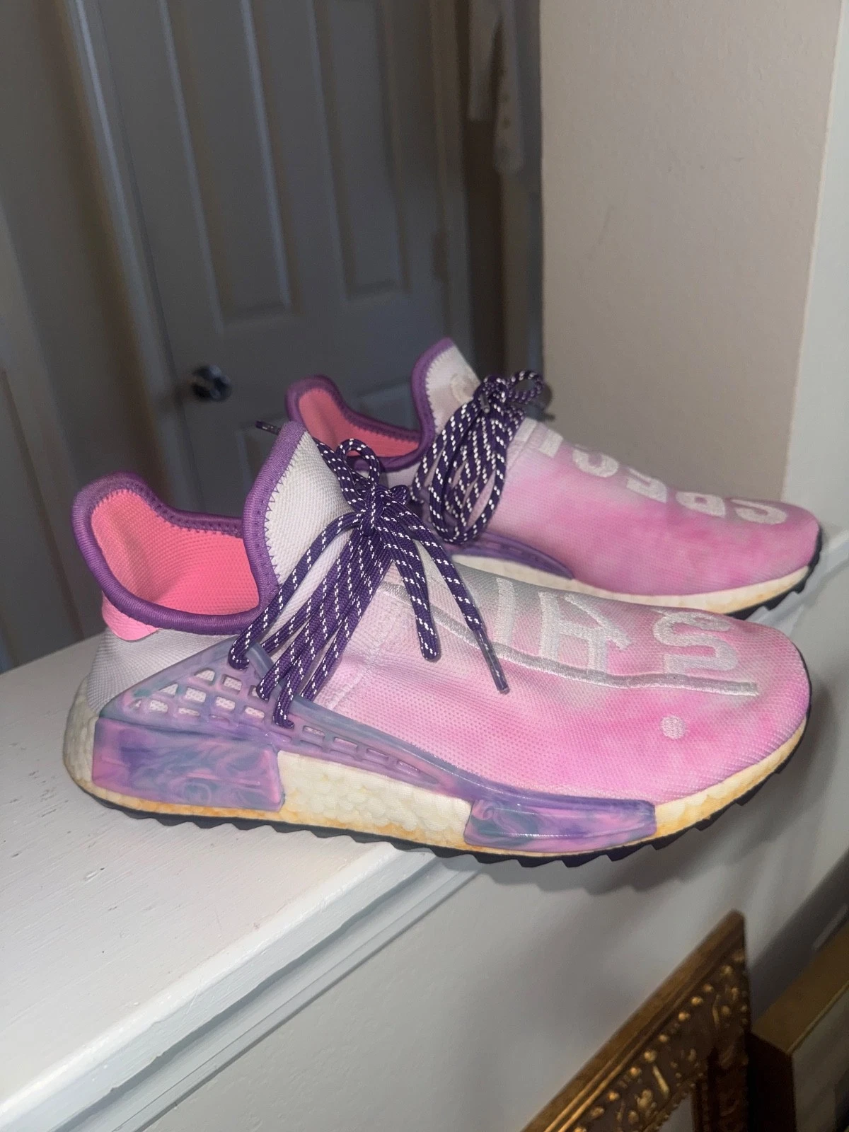 Size 8.5 - Pharrell x adidas NMD Human Race Trail Holi Festival