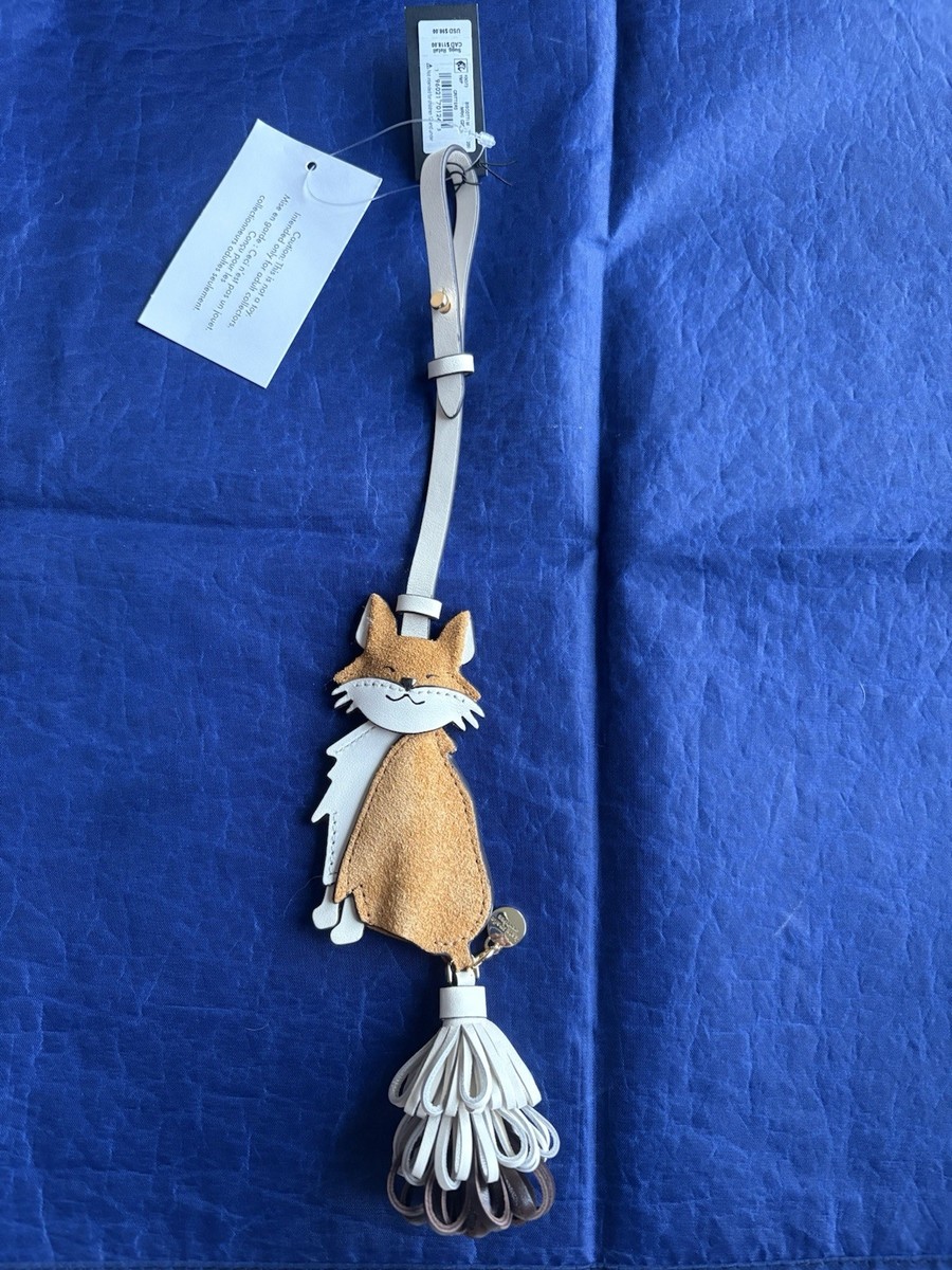 KATE SPADE KN373 CRITTERS FOX BAG CHARM IN BISCOTTI/MULTI | eBay