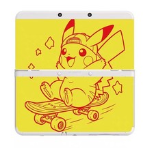 Pokemon Pikachu Skateboard Themed Replacement Housing Shell for Nintendo New 3DS