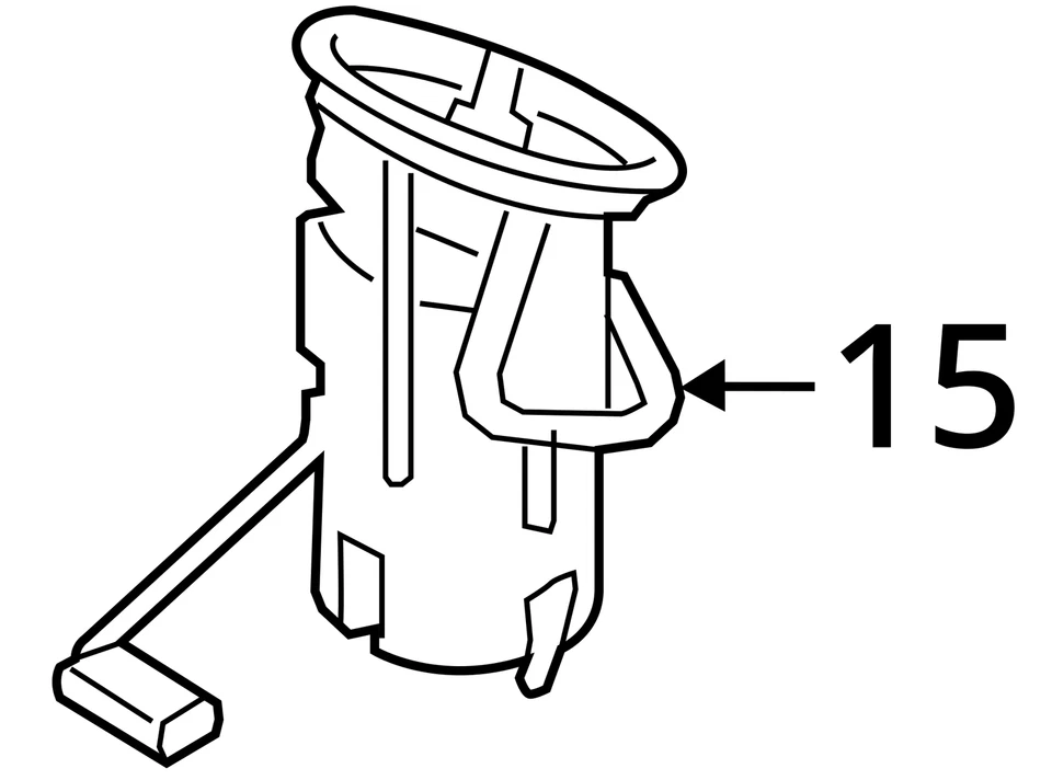 Fuel Pump Assembly Gasoline 2.0L 28iX AWD Fits 13-17 BMW X3 821899 Foto 3 de 4