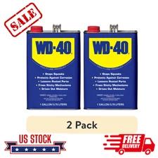 2 PACK WD-40 Multi-Use Product Multi-Use Product Displaces Moisture, 1 Gallon