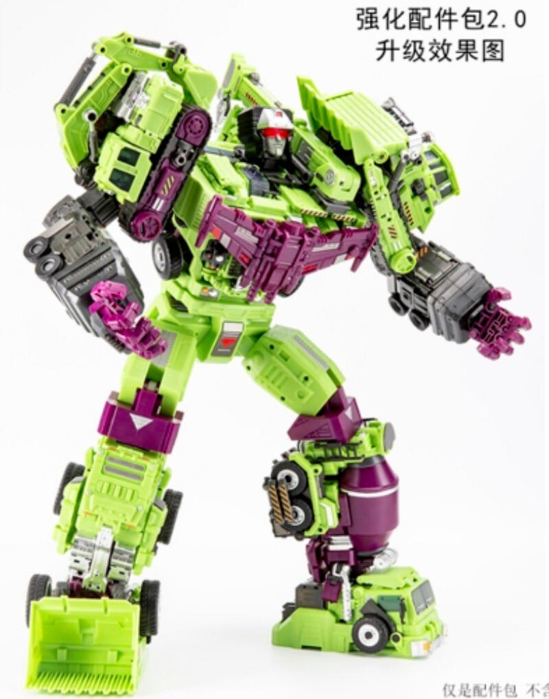 Jinbao Oversized Devastator Gravity Builder With Upgrade Kit
