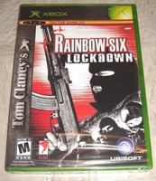 Rainbow Six Lockdown For Xbox Brand New, Factory Sealed Rainbow Six Lockdown For Xbox Brand New, Factory Sealed