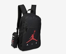Image of NIKE AIR JORDAN JUMPMAN BLACK BACKPACK BAG ADULT KIDS PENCIL CASE NEW LAST ONE