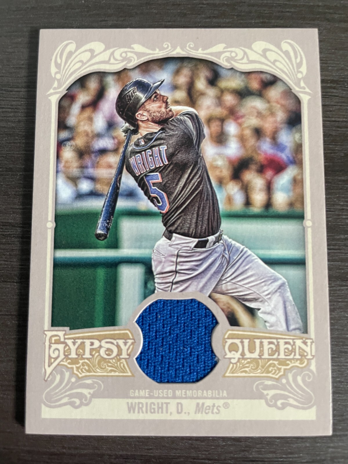 2012 Topps Gypsy Queen David Wright #GQR-DW Full Sized Jersey Relic