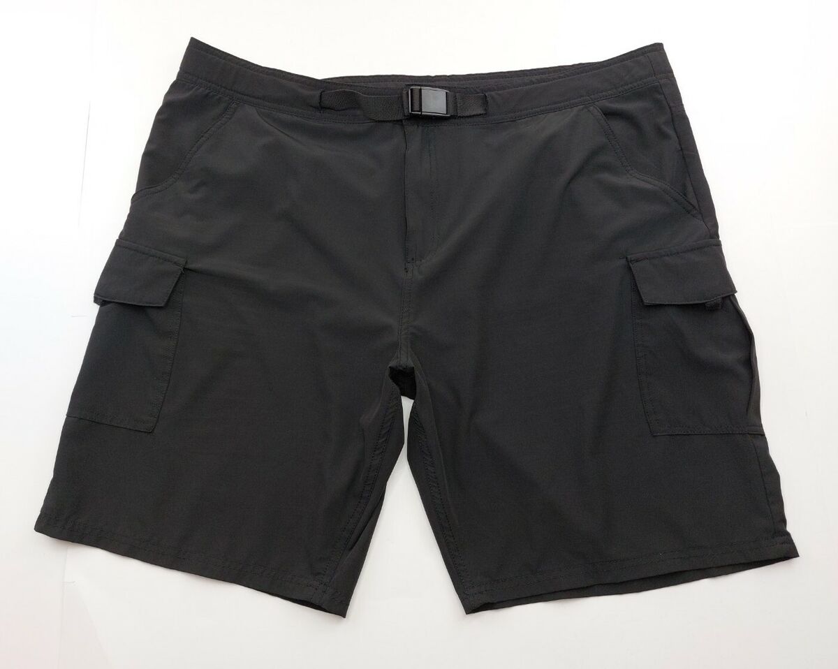 Outdoor Life Cargo Shorts Mens 42 Black Belted Chino Hiking Outdoor Life Cargo Shorts Mens 42 Black Belted Chino Hiking