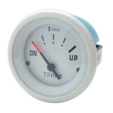 Teleflex Boat Trim Gauge 31740 | BRP OMC Suzuki 2 Inch White