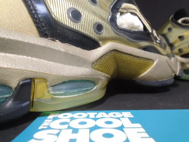 REEBOK PUMP FURY MILLENNIUM LE METALLIC GOLD SILVER BLACK VICTORY