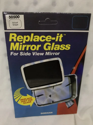 NOS Dorman Replacement Mirror Glass 50500 71-86 GM w/5 5/16” Diag Mirror (HT-S)