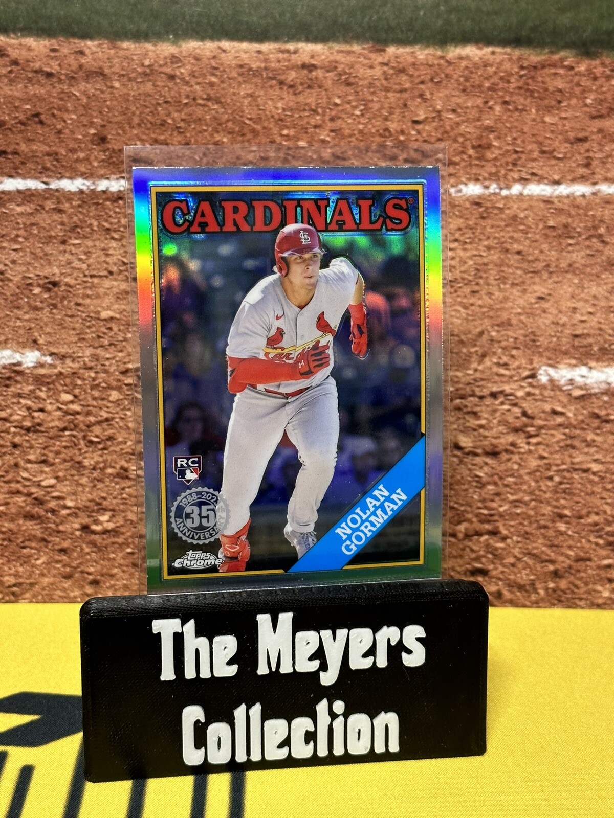 2023 Topps Chrome Nolan Gorman RC 1988 Throwback Refractor Cardinals #88BC-18