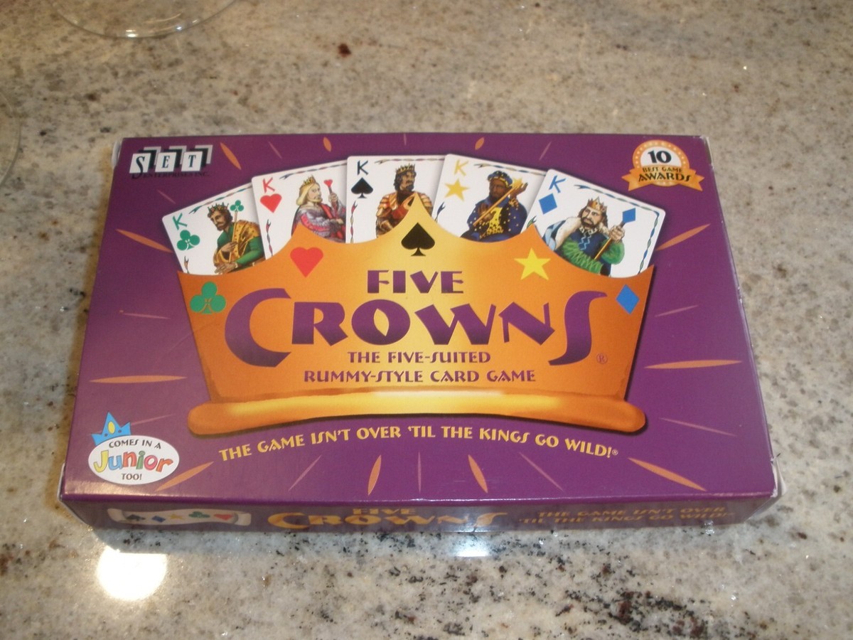 NEW FIVE CROWNS CARD GAME BY SET SEALED CARDS 9780963469144